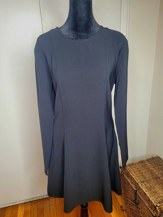 Zara Dresses & Skirts - New Zara Elegant Black Long Sleeve Dress - Mini